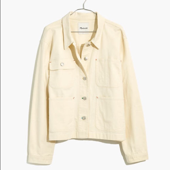 cropped chore jacket